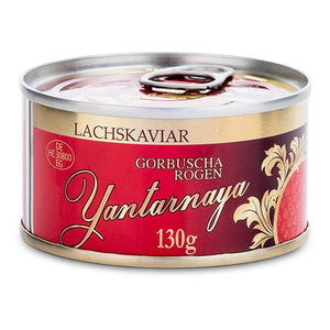Caviar, Salmon, Red, Tin, Yantarnaya 130g