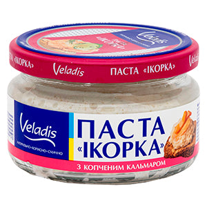 Caviar Paste, Capelin And Smoked Squid, Veladis 160g