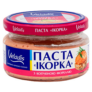 Caviar Paste, Capelin And Smoked Trout, Veladis 160g
